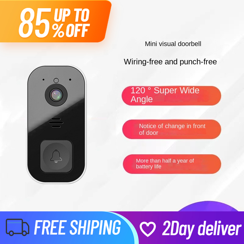 [Philippine stock] Doorbell intelligent video doorbell wireless home doorbell dingdong machine