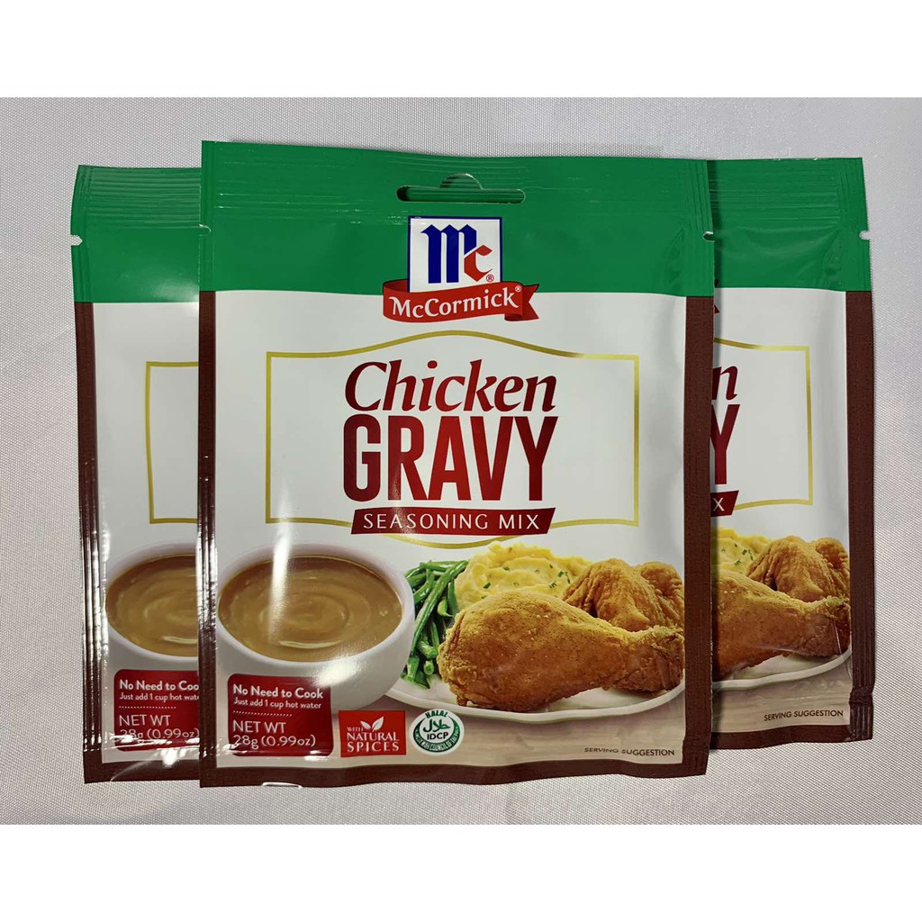 McCormick Chicken Gravy Seasoning Mix 28g X 3pcs. Lazada PH