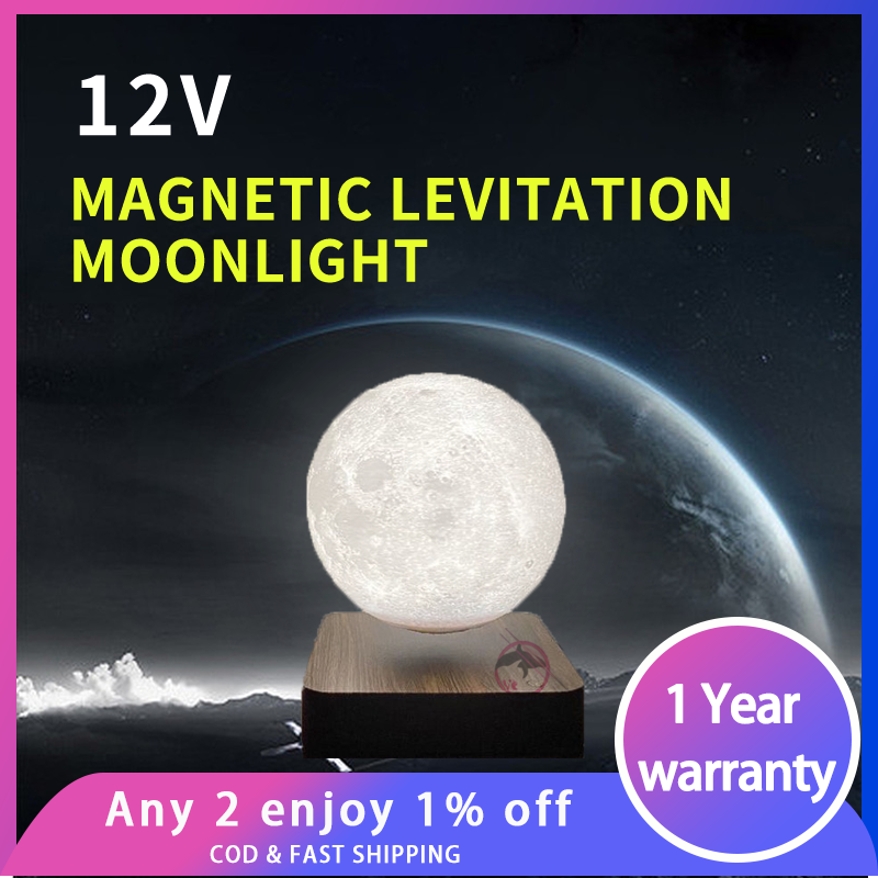 Magnetic Levitation Moon Light Living Room Light Decor Bedroom