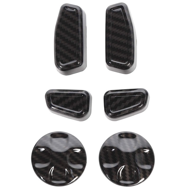 for Jeep Grand Cherokee 2011-2020 Seat Adjustment Button Switch Cover Trim for Jeep Cherokee 2014-2020 Accessories, 6PCS