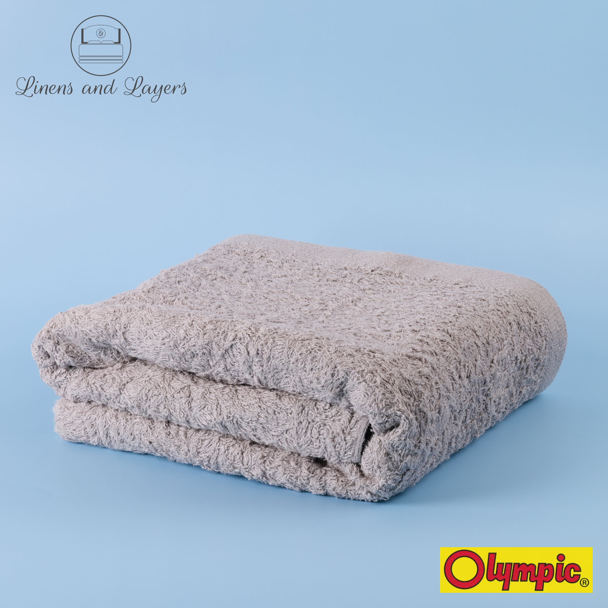Olympic White Face Towel (430 GSM) - DK-1212 Terrycloth - 12x12