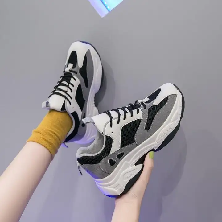 comfortable chunky sneakers