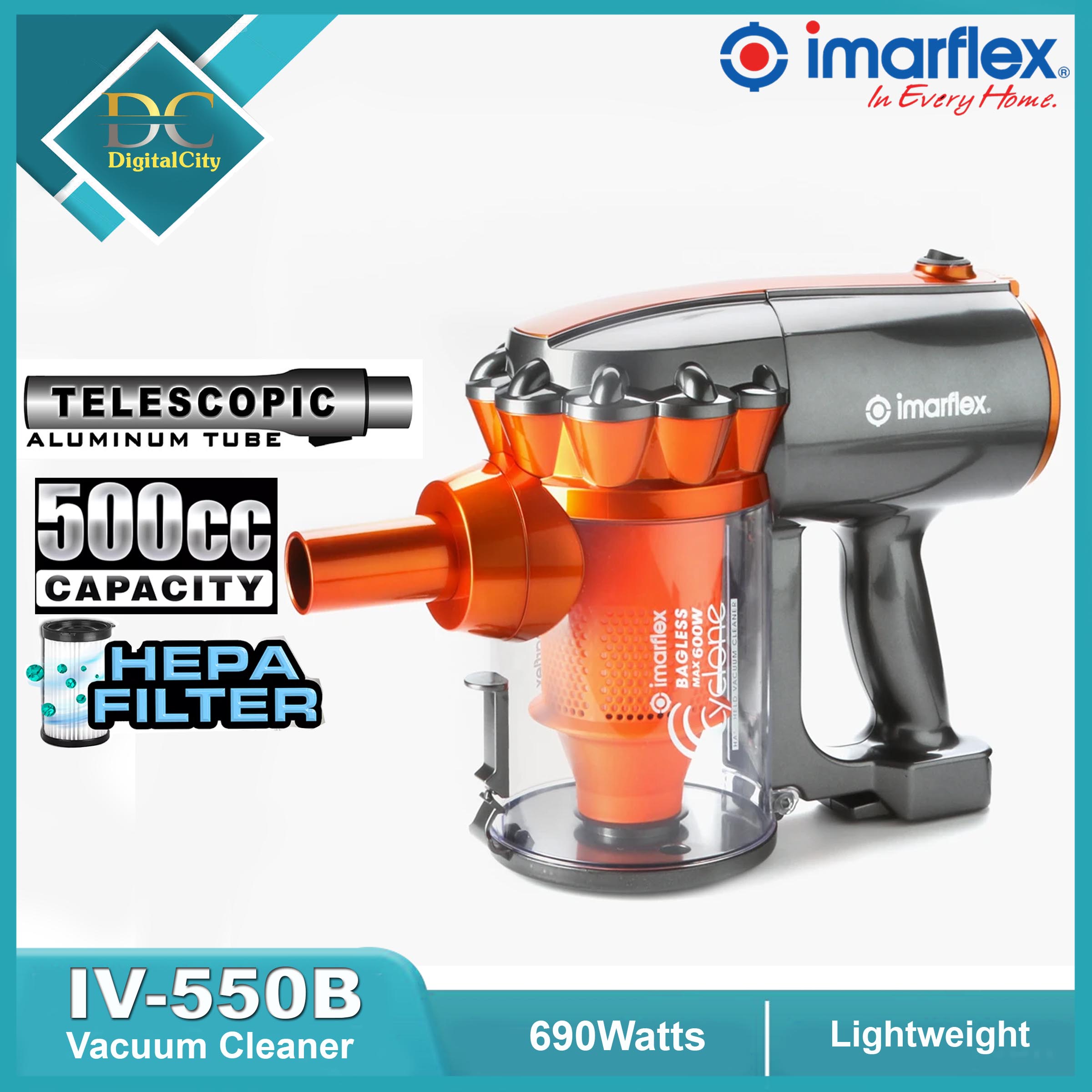 Imarflex Bagless Vacuum Cleaner IV550B Lazada PH