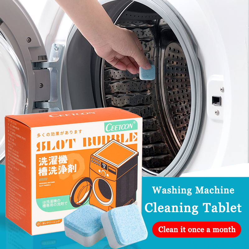 Washing Machine Cleaner Washer Cleaning Detergent Tablet Washer Cleaner ...