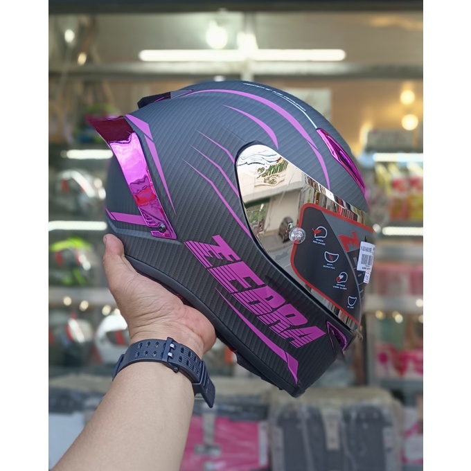 Fullface Helmet Zebra Casco 795 Single Visor Free Lens Lazada PH