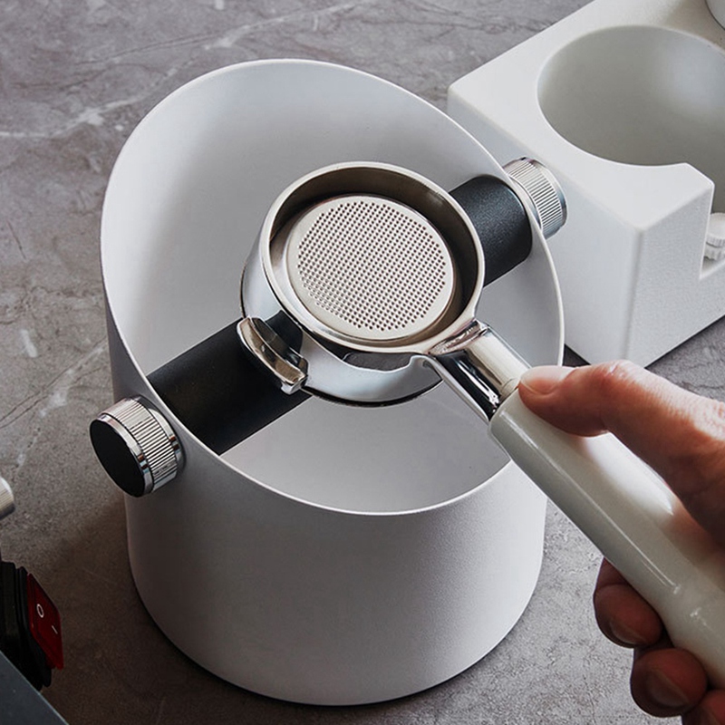 Knock Box for Coffee with Removable Knock Bar Espresso Bin for Home Kitchen Office Espresso Machine Accessories