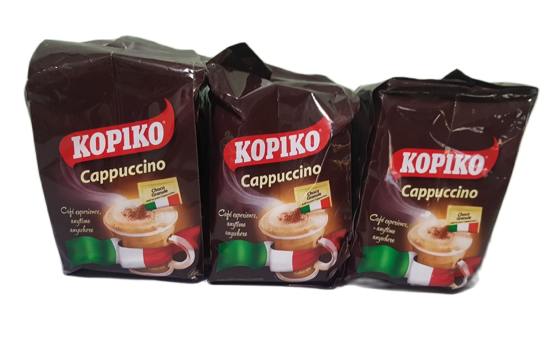 KOPIKO CAPPUCCINO Coffee Mix with Choco Granules (3 packs of 250 grams