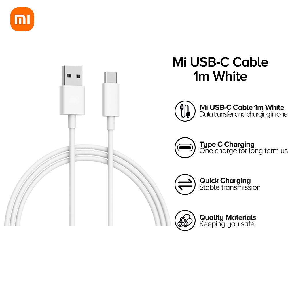 Xiaomi Mi USBC Cable 1m White Lazada PH
