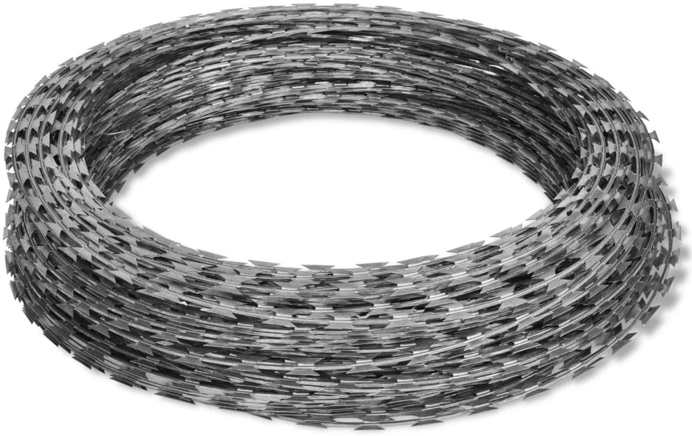 10 Meter Barbed Wire Roll,Barbed Wire Fence Perfect for Crafts, Fences