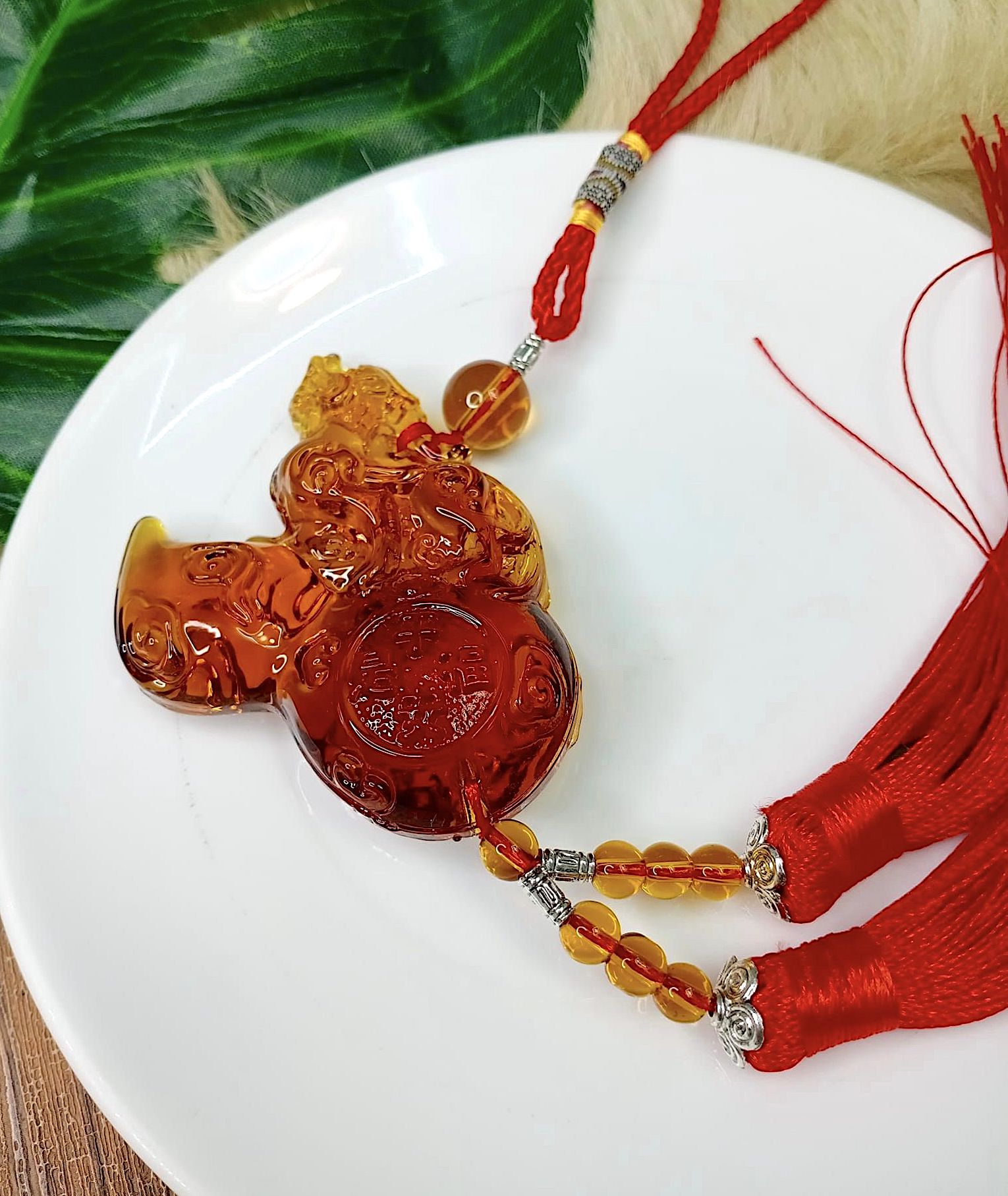 Fengshui Citrine Wulou with Piyao Pangsabit for Health and Good Luck ...