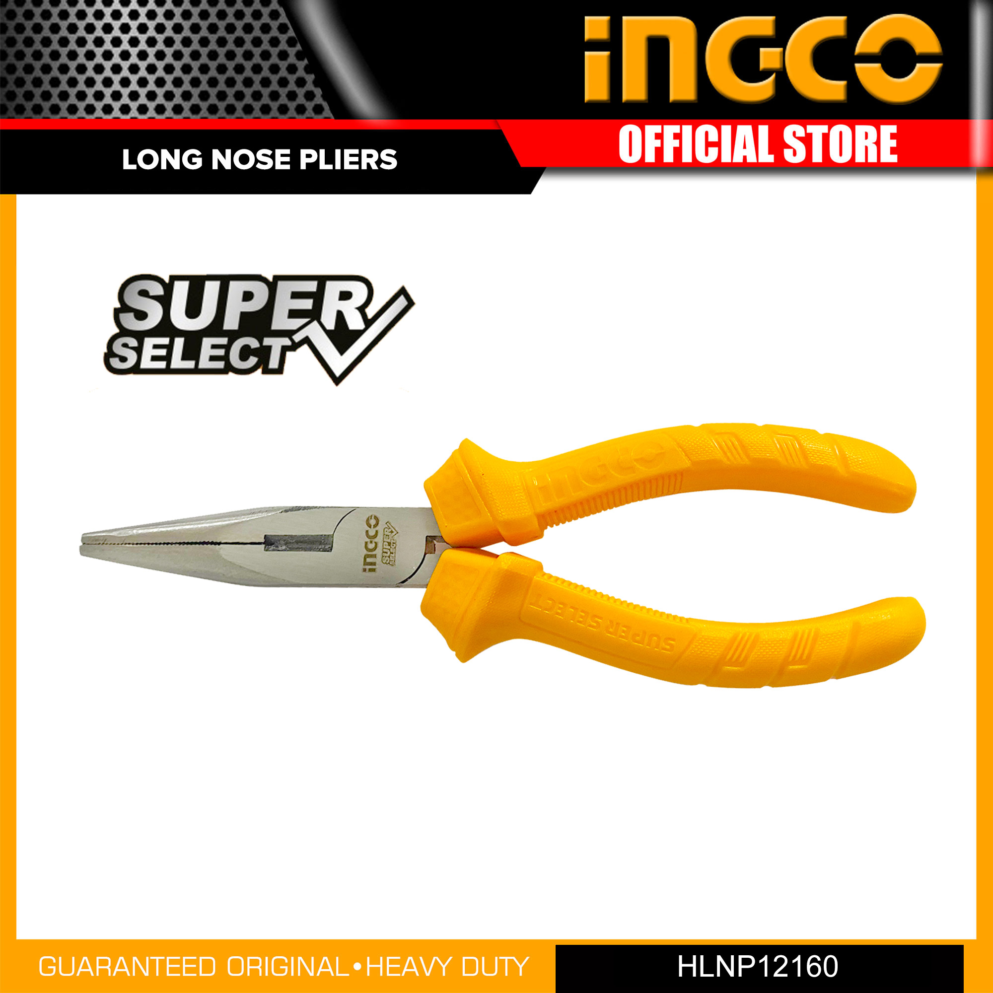 Ingco Long Nose Pliers 6 Super Select Hlnp12160 Htss Lazada Ph