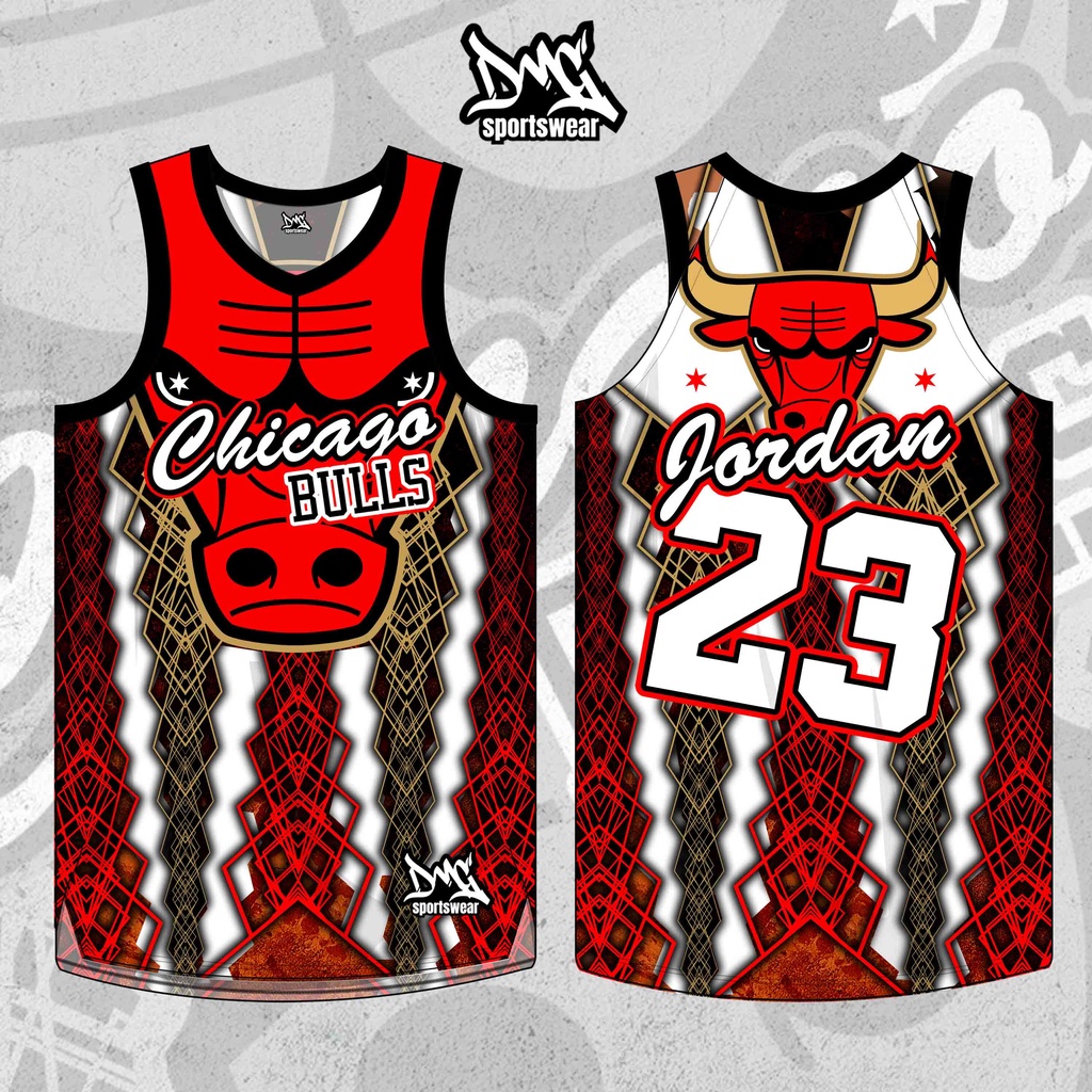 Chicago Bulls Artistic Concept Full Sublimation Jersey | Lazada PH