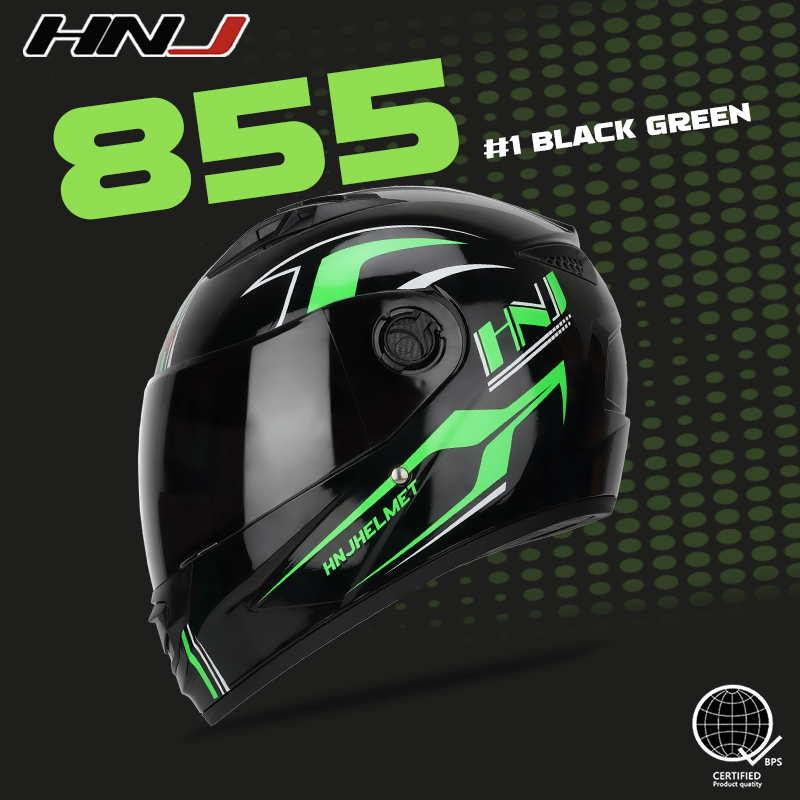 HNJ 855 Motorcycle full face helmet original ICC/BPS helmet men