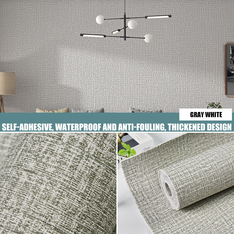 ON SALE Linen Wallpaper SelfAdhesive 3D Linen Wallpaper 50cmx2.8m