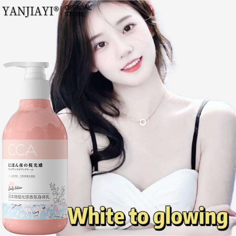 YANJAIYI 300ML Japan Sakura whitening body lotion with spf 50 ...