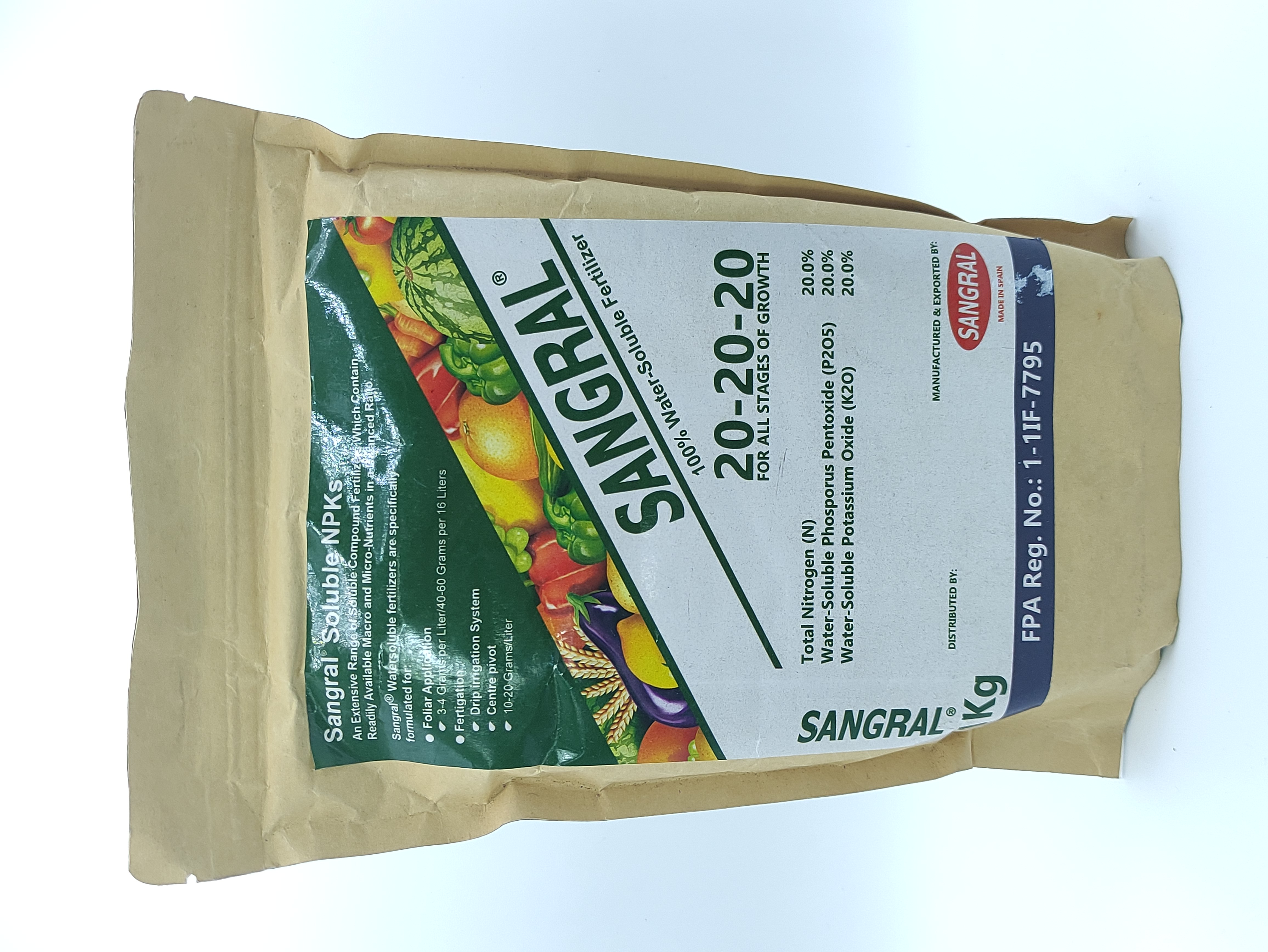 Sangral 20-20-20 Water Soluble Fertilizer 1 kilo | Lazada PH