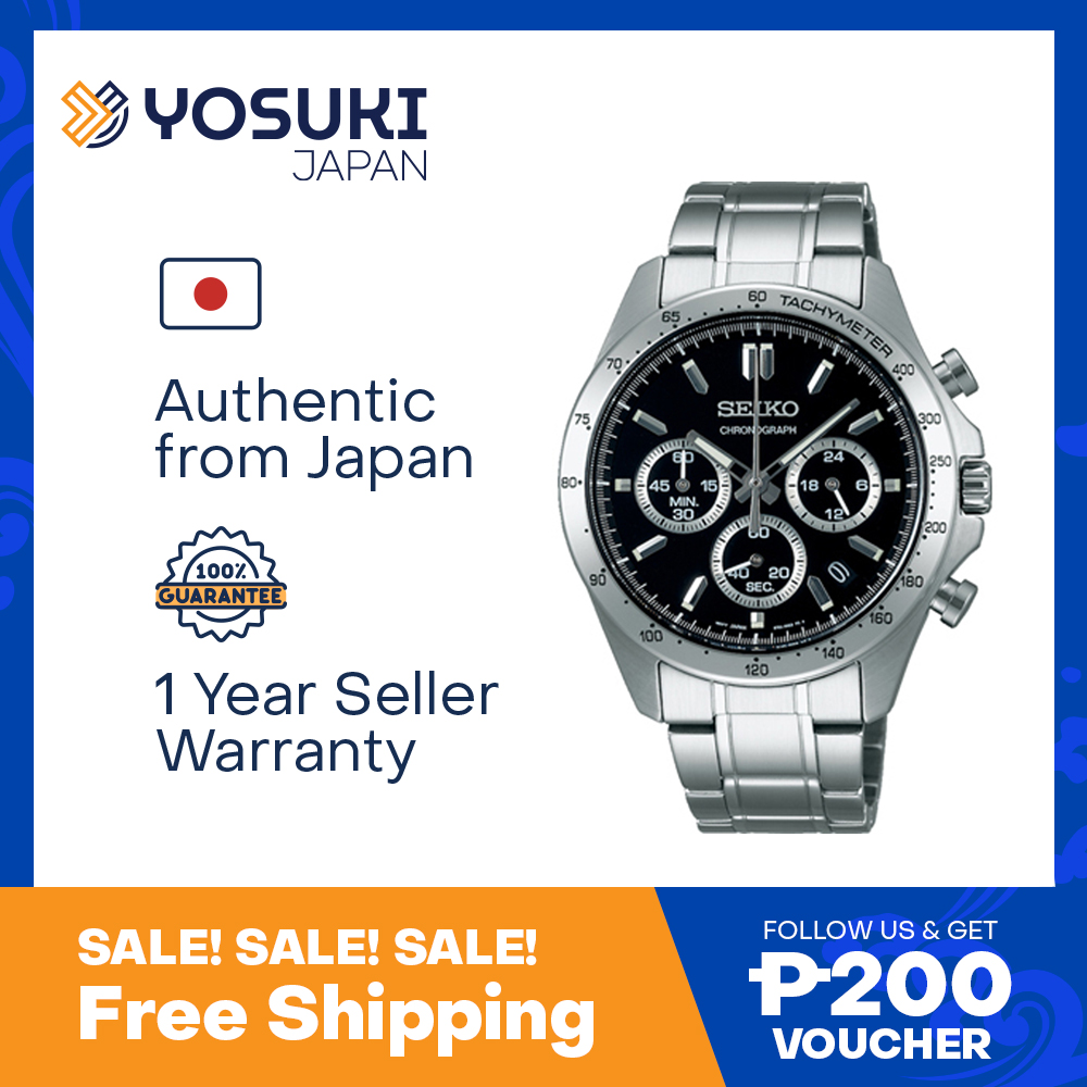 SEIKO SBTR013 SELECTION SPIRIT Chronograph Tachymeter Date Black Silver  Stainless Wrist Watch For Men from YOSUKI JAPAN PICKSEIKO / SBTR013 (  SBTR013 S SBTR SBTR0 ) | Lazada PH