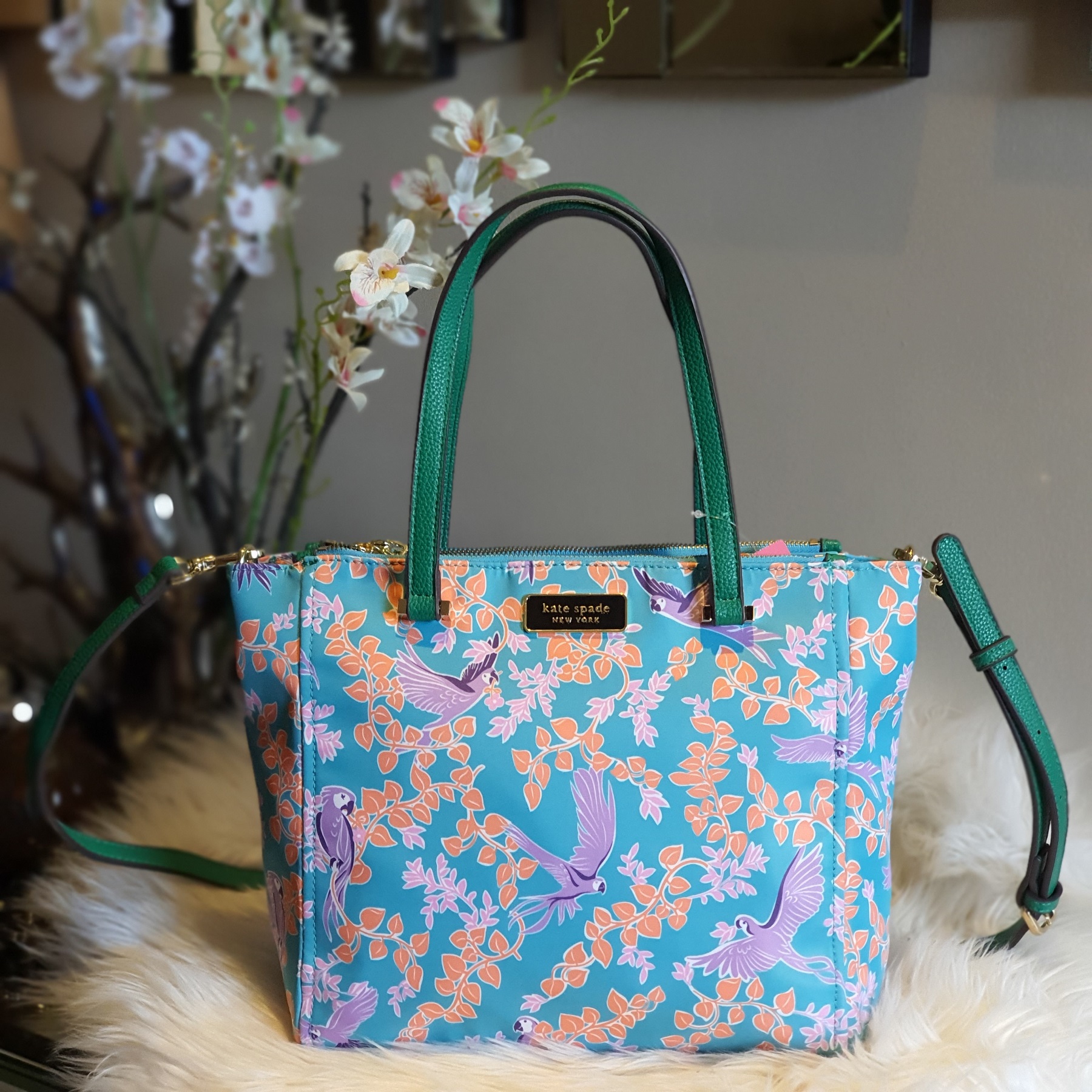 Buy Women's Green Garden Half Moon Bag Online - SIMITRI – Simitri