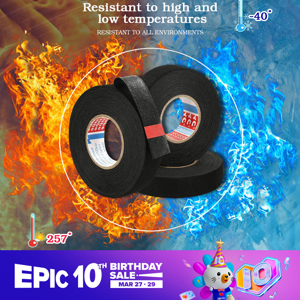 Electrical Tape High Temperature Resistance Adhesive Cloth Tape for