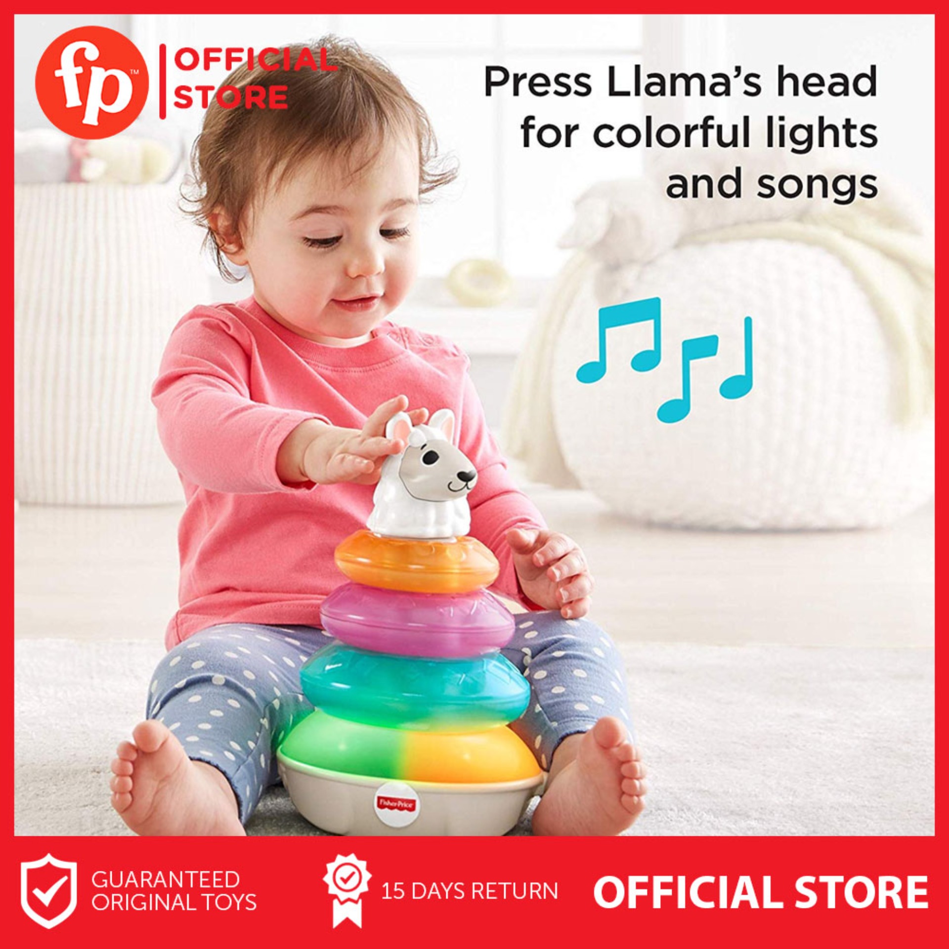 lights and colors llama