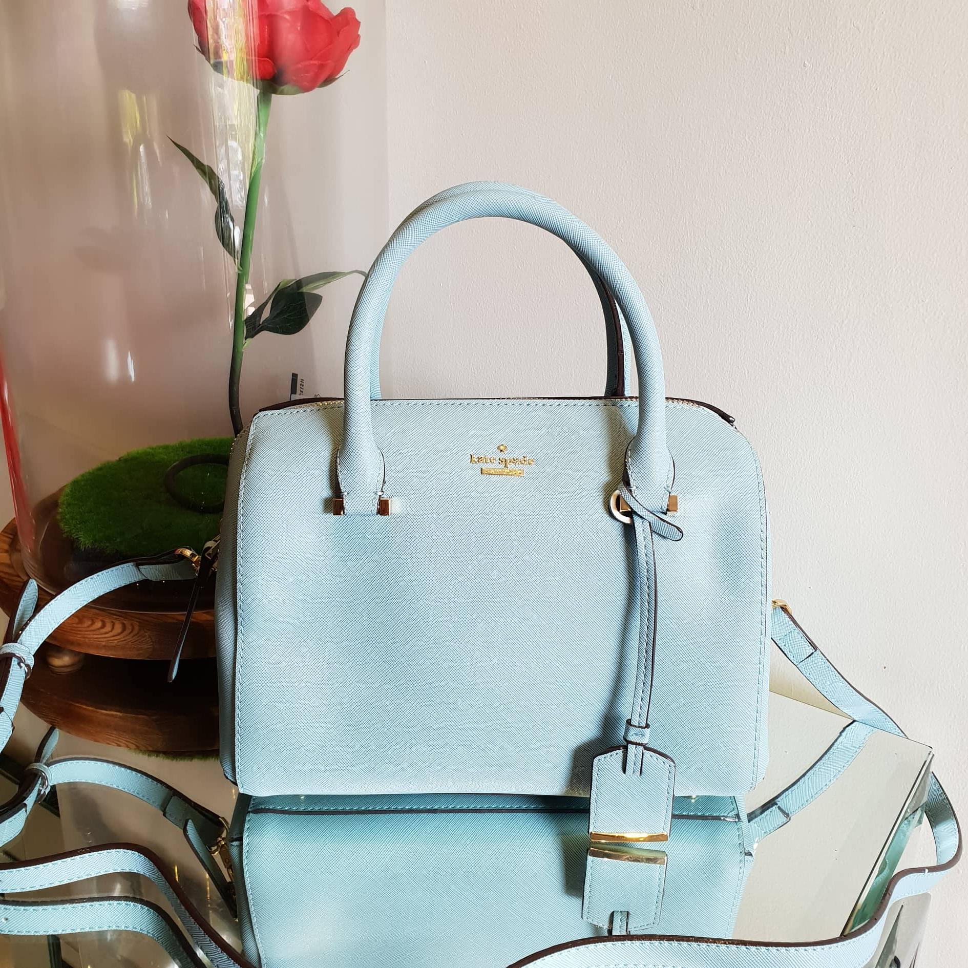 kate spade powder blue purse