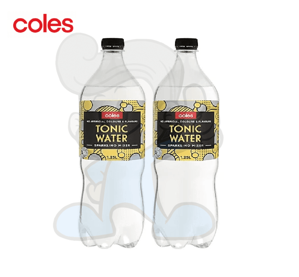 Coles Tonic Water Sparkling Mixer (2 x 1.25L) Lazada PH