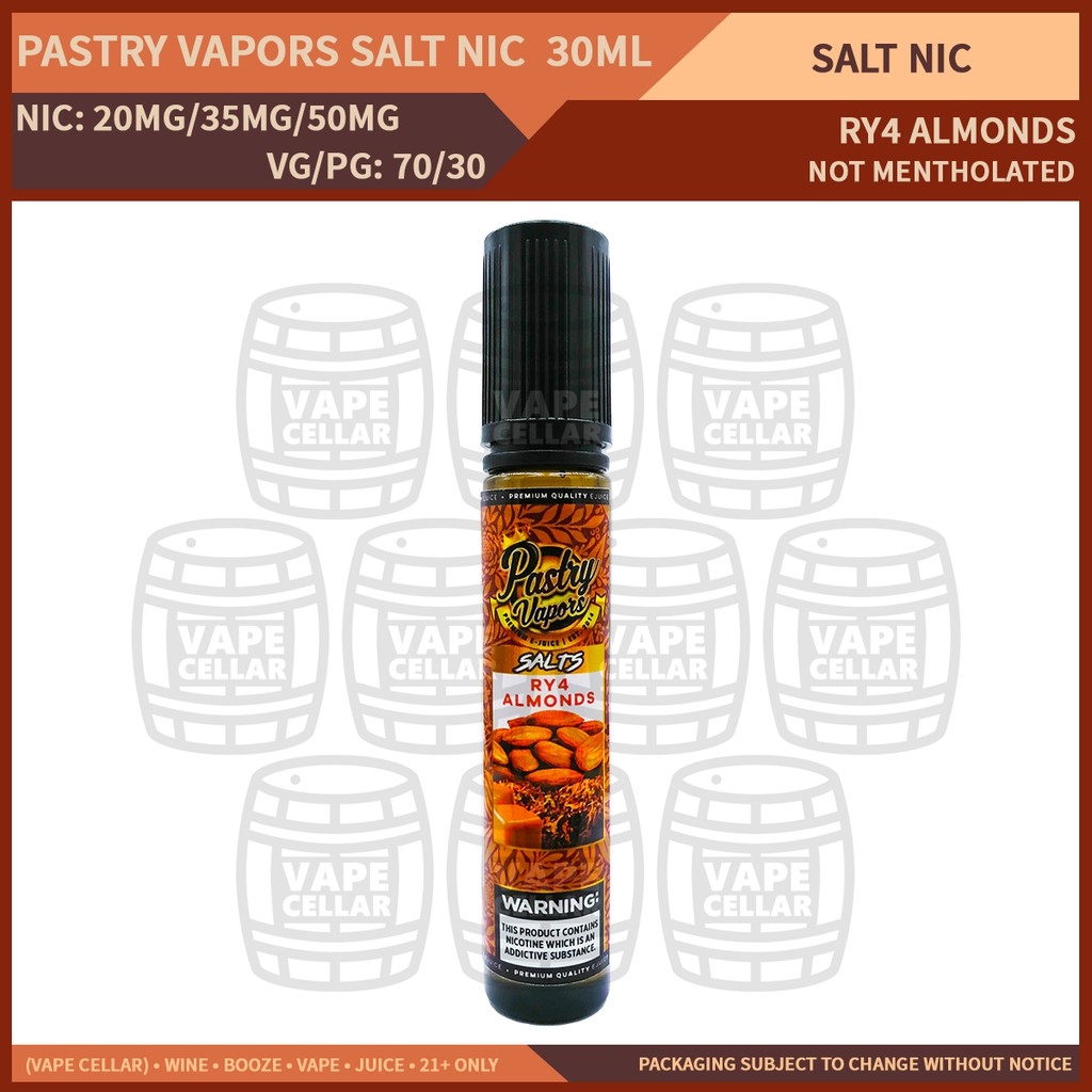 Pastry Vapors Salt Nic 30ML (20MG 35MG 50MG) Vape Juice E Liquids ...