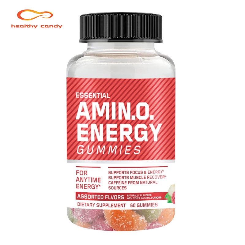 AMIN.O.ENERGY Amino Energy Gummy 60 Gummies Supports Muscle Recovery