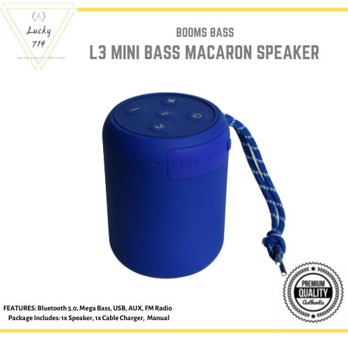 Booms Bass L3 Mini Macaron Bluetooth 