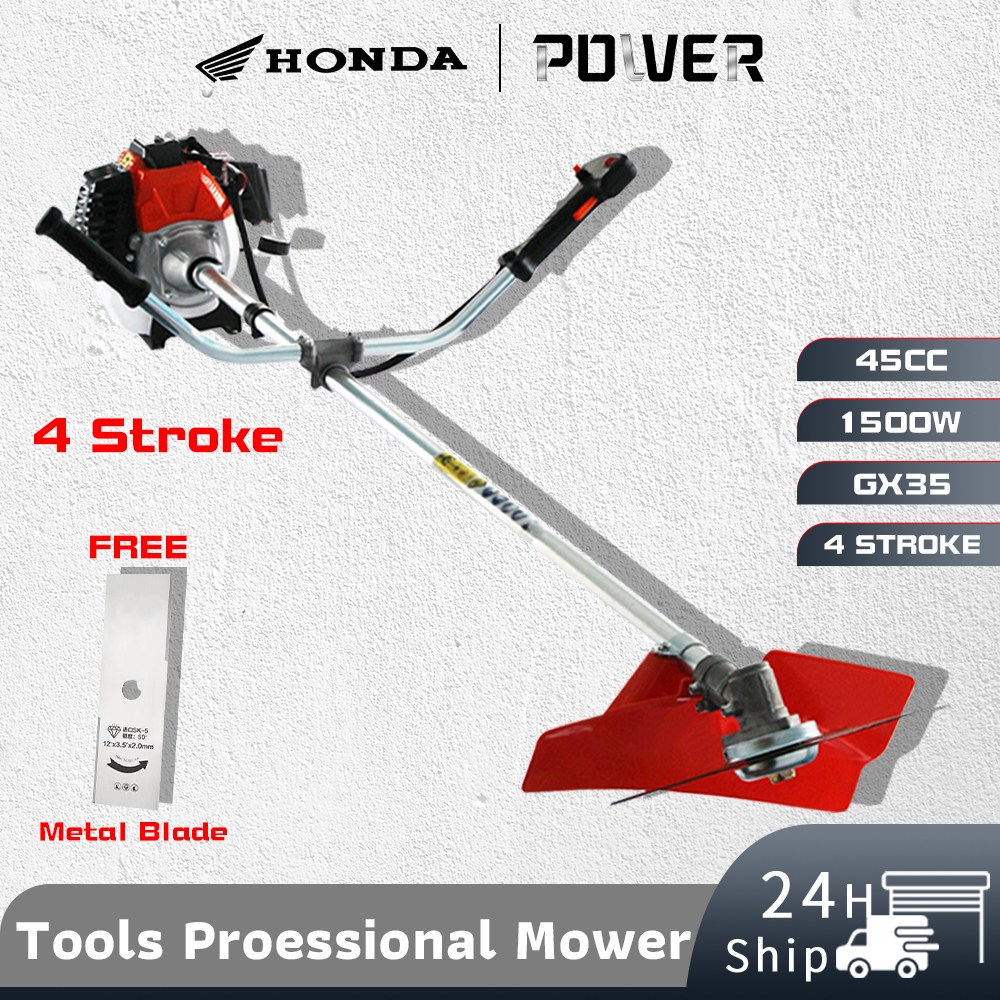 Honda Grass Trimmer 4 Stroke Brush cutter Tiller attachment with Big ...