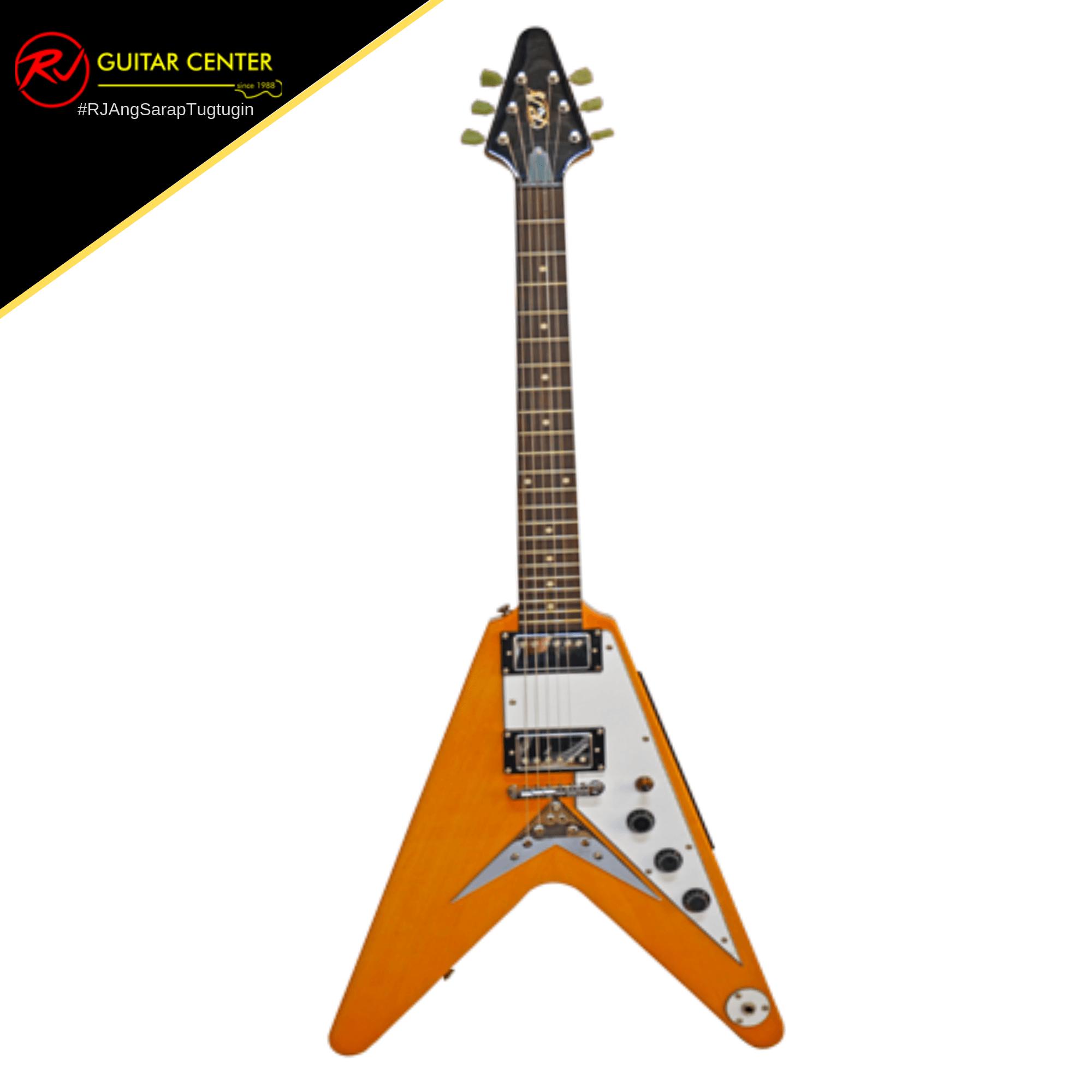 Rj Deluxe Flying V Amber Buy Sell Online Electric Guitars With Cheap Price Lazada Ph