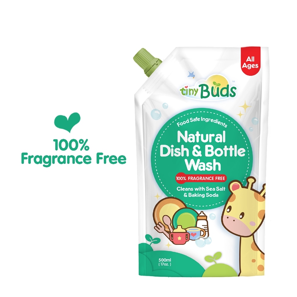 Tiny Buds Natural Dish Wash Baby Bottle Cleanser (500ml) Set of 5 1 FREE Lazada PH