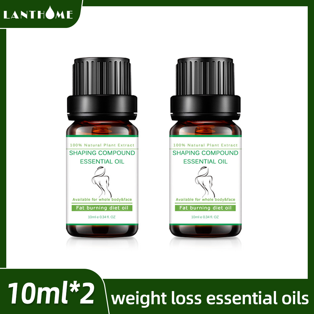 Lanthome Nutmeg Massage Slimming Oil Body Care Brighten Skin 10ml