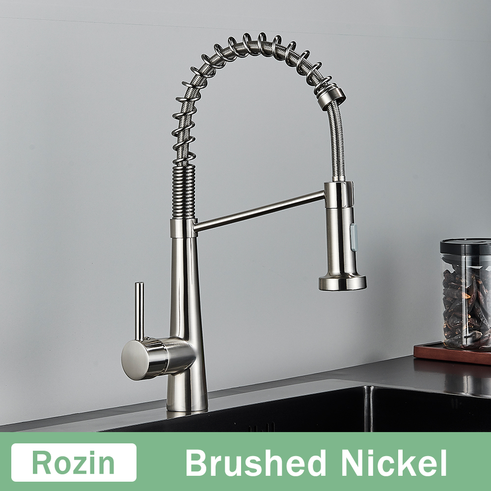 Rozin Black Gold Luxury Gourmet Kitchen Faucet Deck Mounted Sink