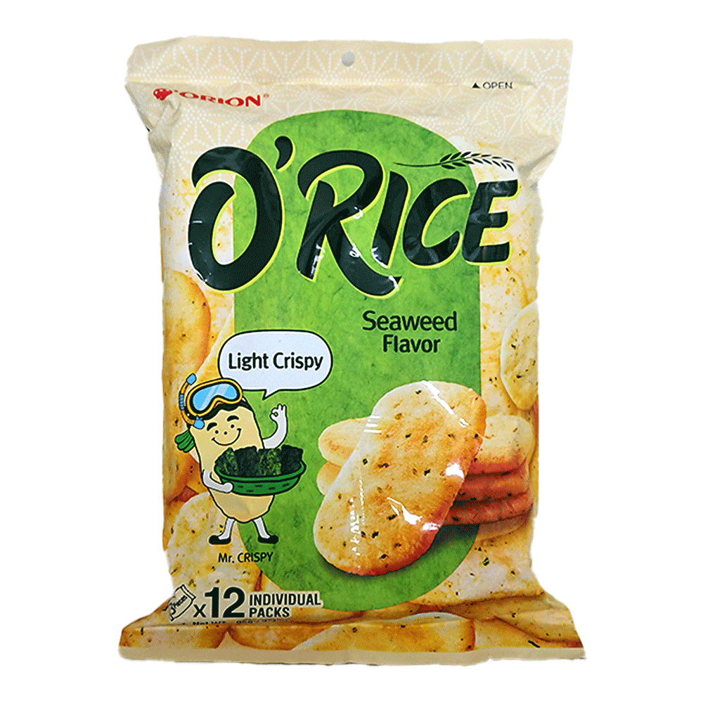 Orion O'rice Seaweed Rice Cracker 12P 95.4g Lazada PH