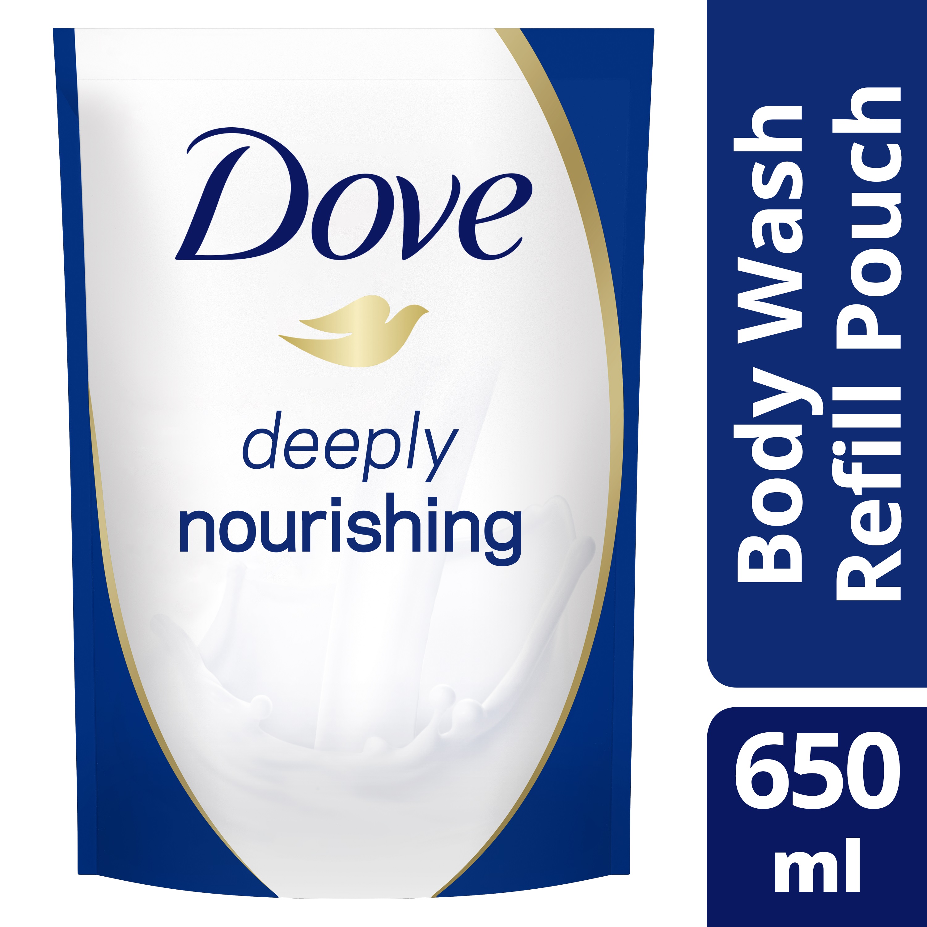 Dove Deeply Nourishing Body Wash Refill Pouch 650 mL Lazada