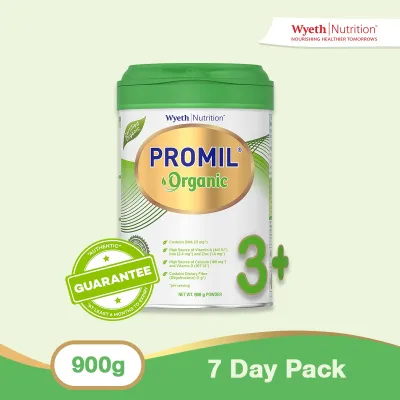 Wyeth® PROMIL® ORGANIC for Pre-Schoolers over 3 years old, Powdered Milk Drink, 900g Can (900g x 1)