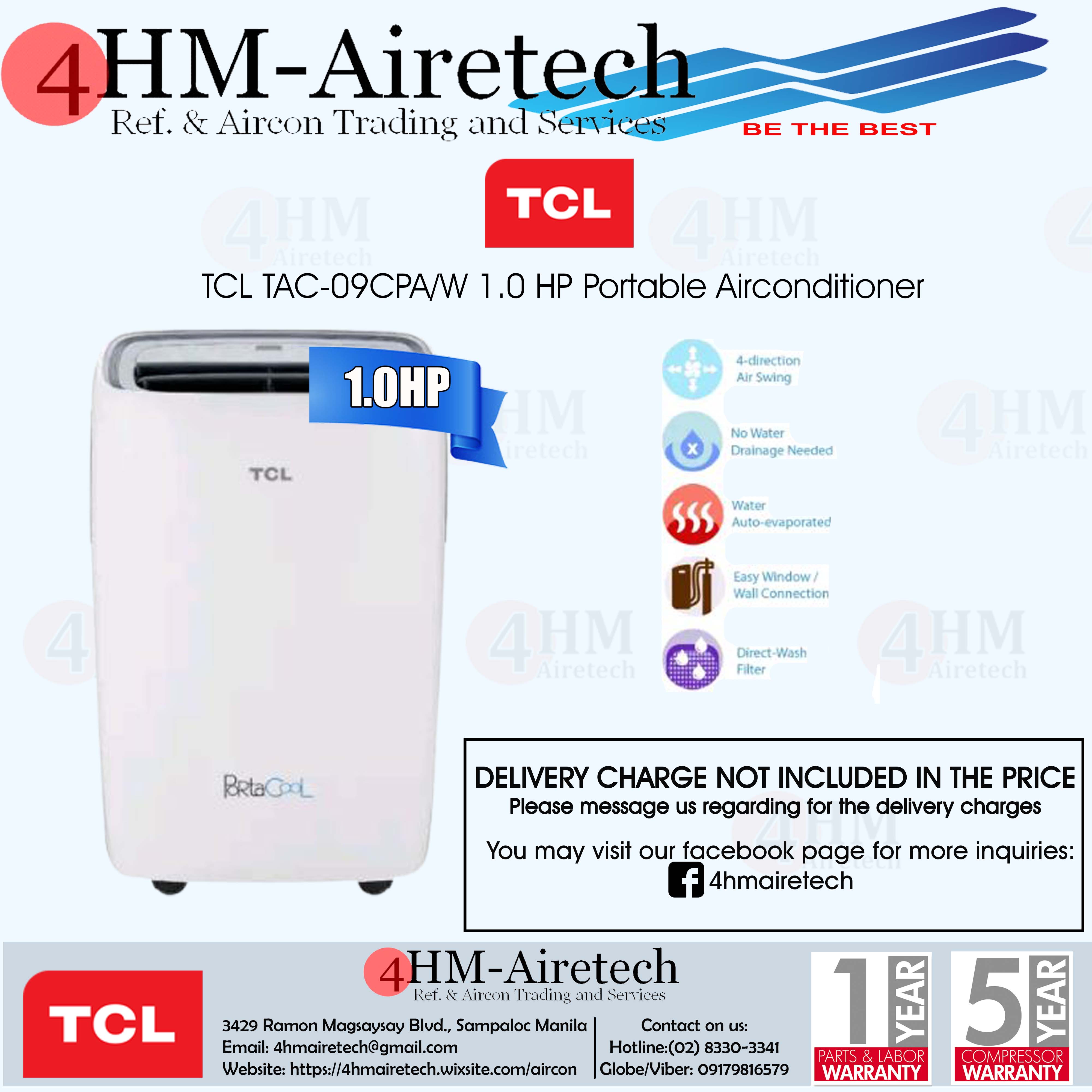 Tcl Portable Air Conditioner Price Philippines Tcl Tac 12cpa W 1 5 Hp