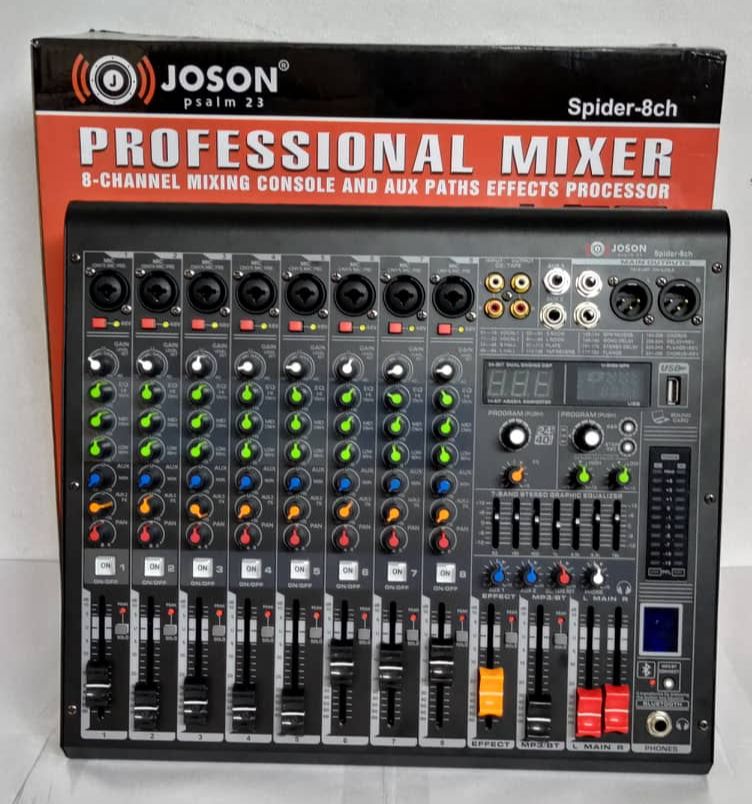 Joson Spider Professional Mixer (8 Channel) Lazada PH