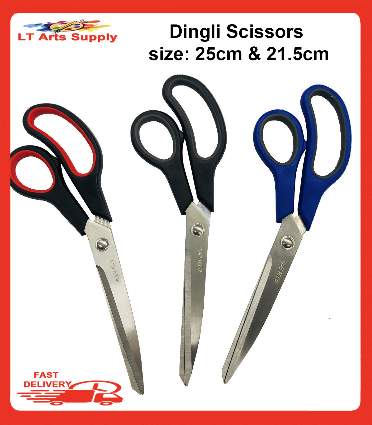 Scissor sizes sale