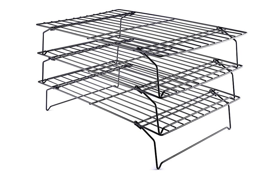 Threelayer folding cake cooling rack West Point bread drying rack