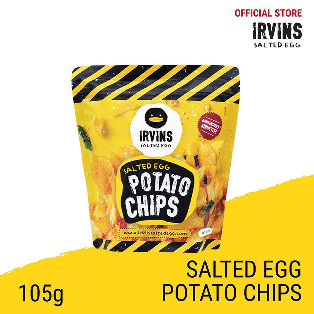 IRVINS Salted Egg Potato Chips 105g (Small)