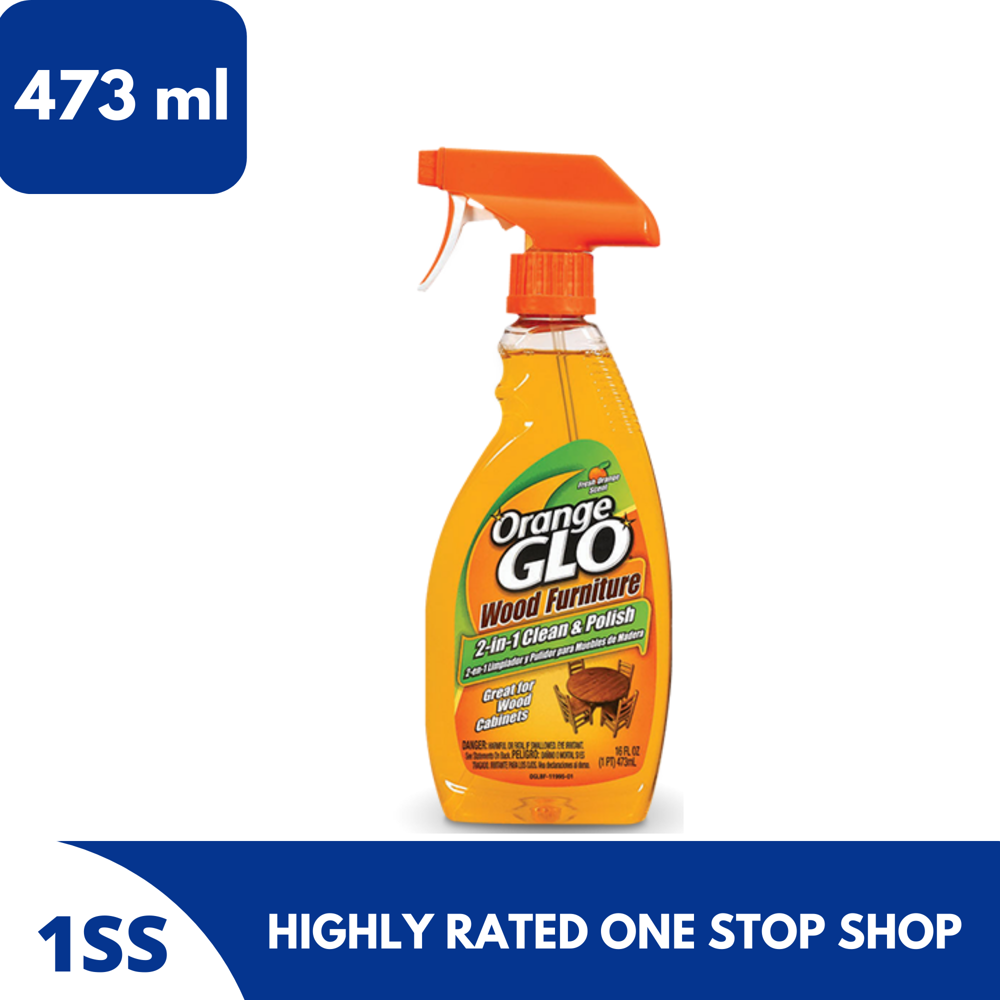 Orange Glo Wood Furniture 2in1 Clean & Polish, 473ml Lazada PH