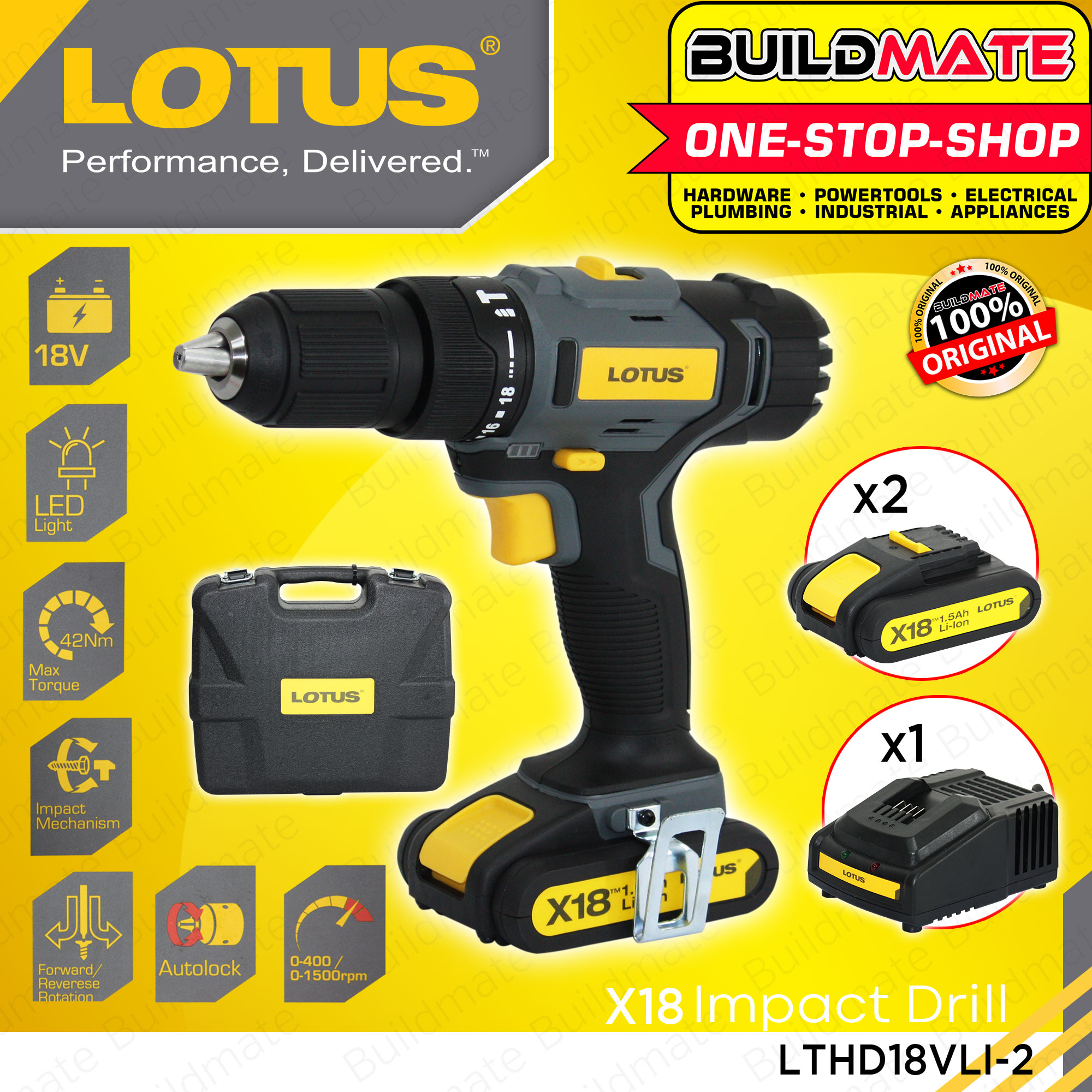 Lotus impact drill outlet review