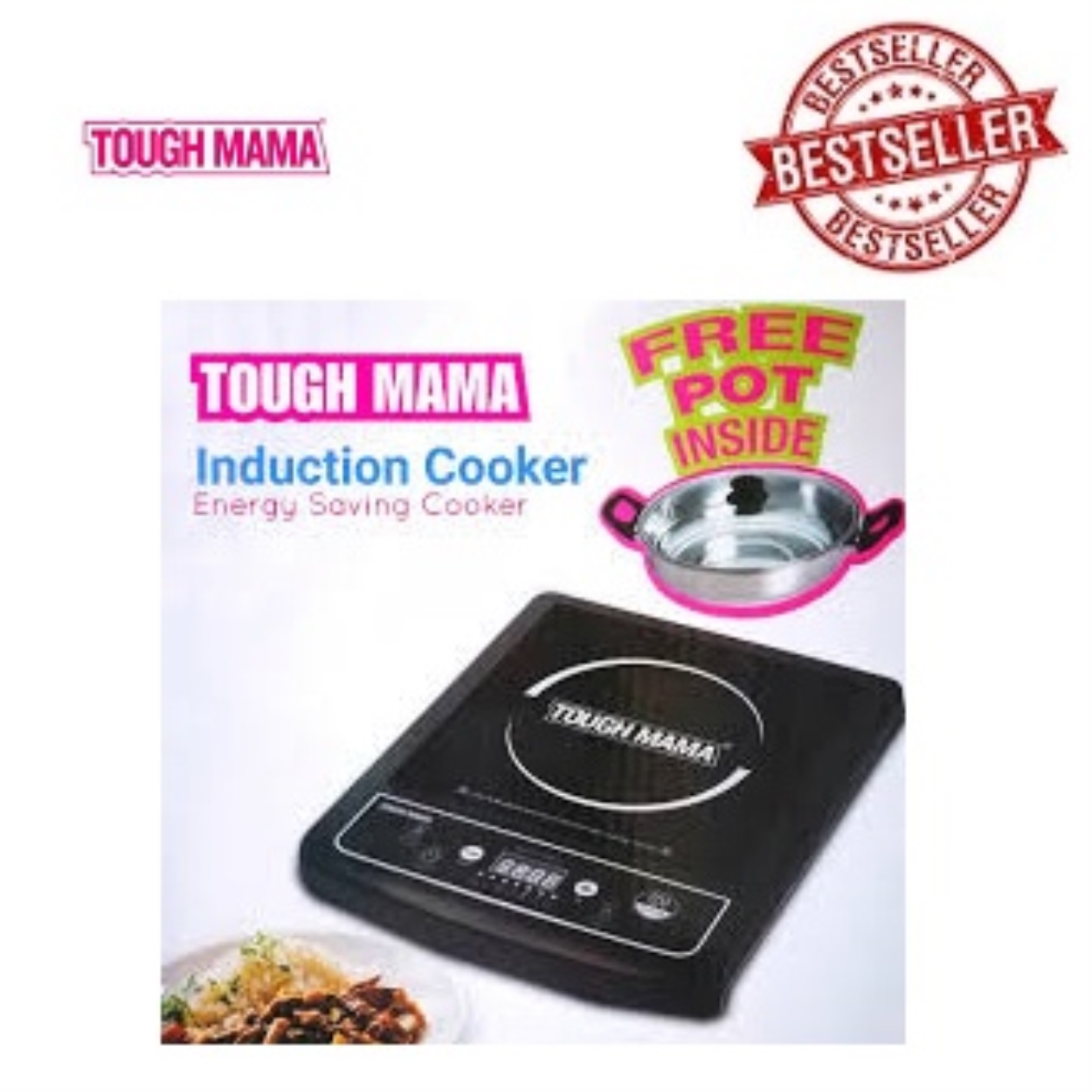 Tough Mama NTMIC3 Ceramic Induction Cooker (FREE INDUCTION POT) NTM IC3 Lazada PH