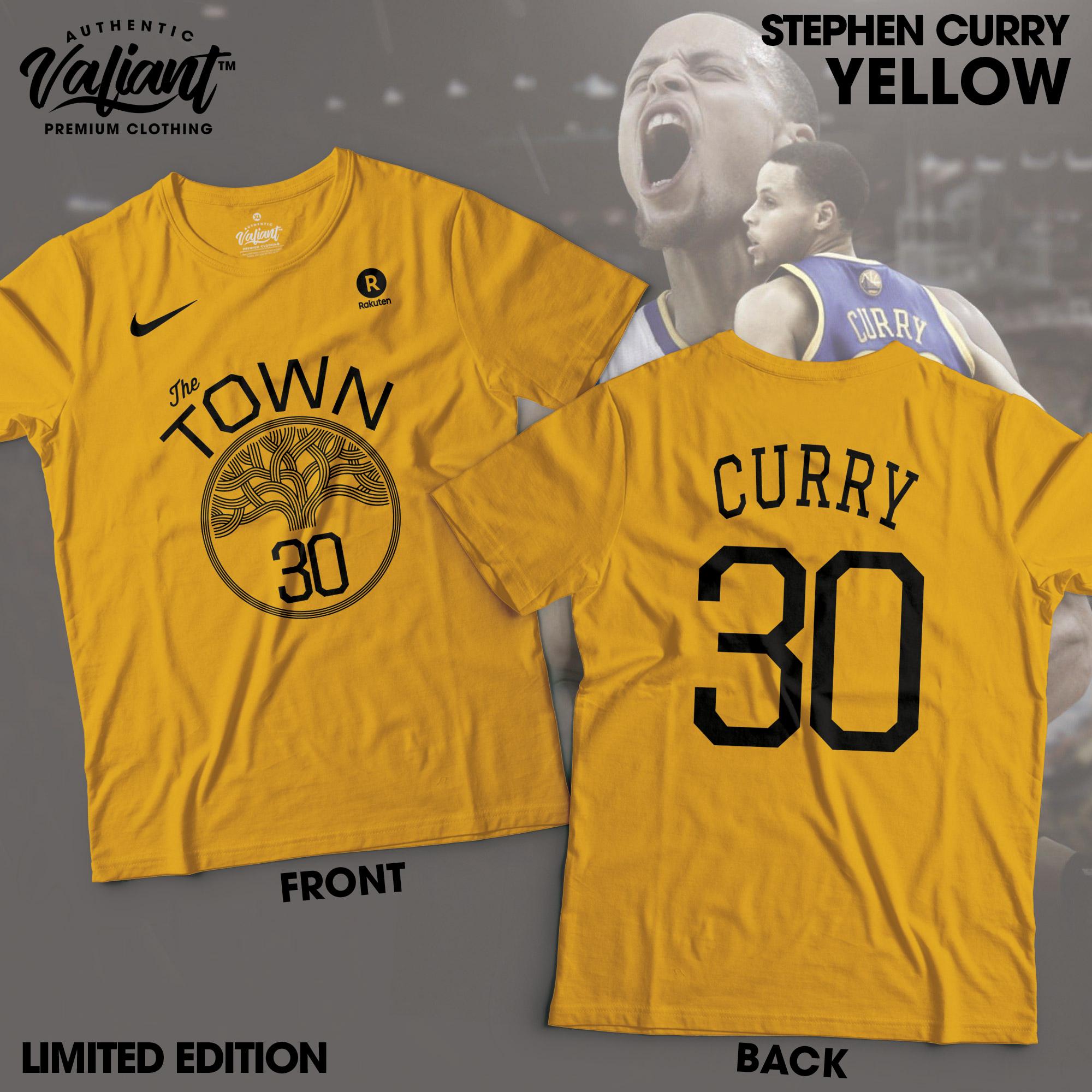stephen curry yellow shirt