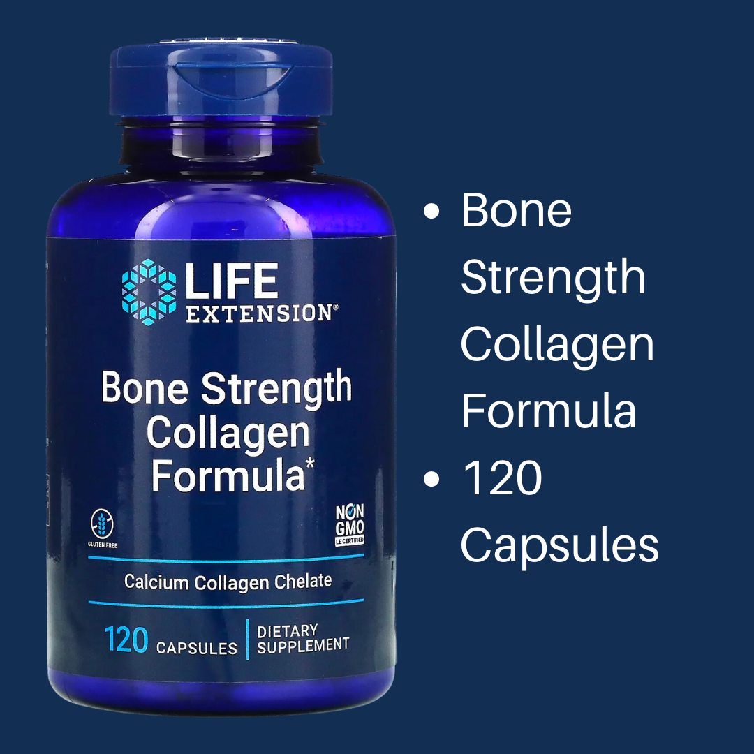 Life Extension Bone Restore Vitamin K2 Strength Collagen Formula 120