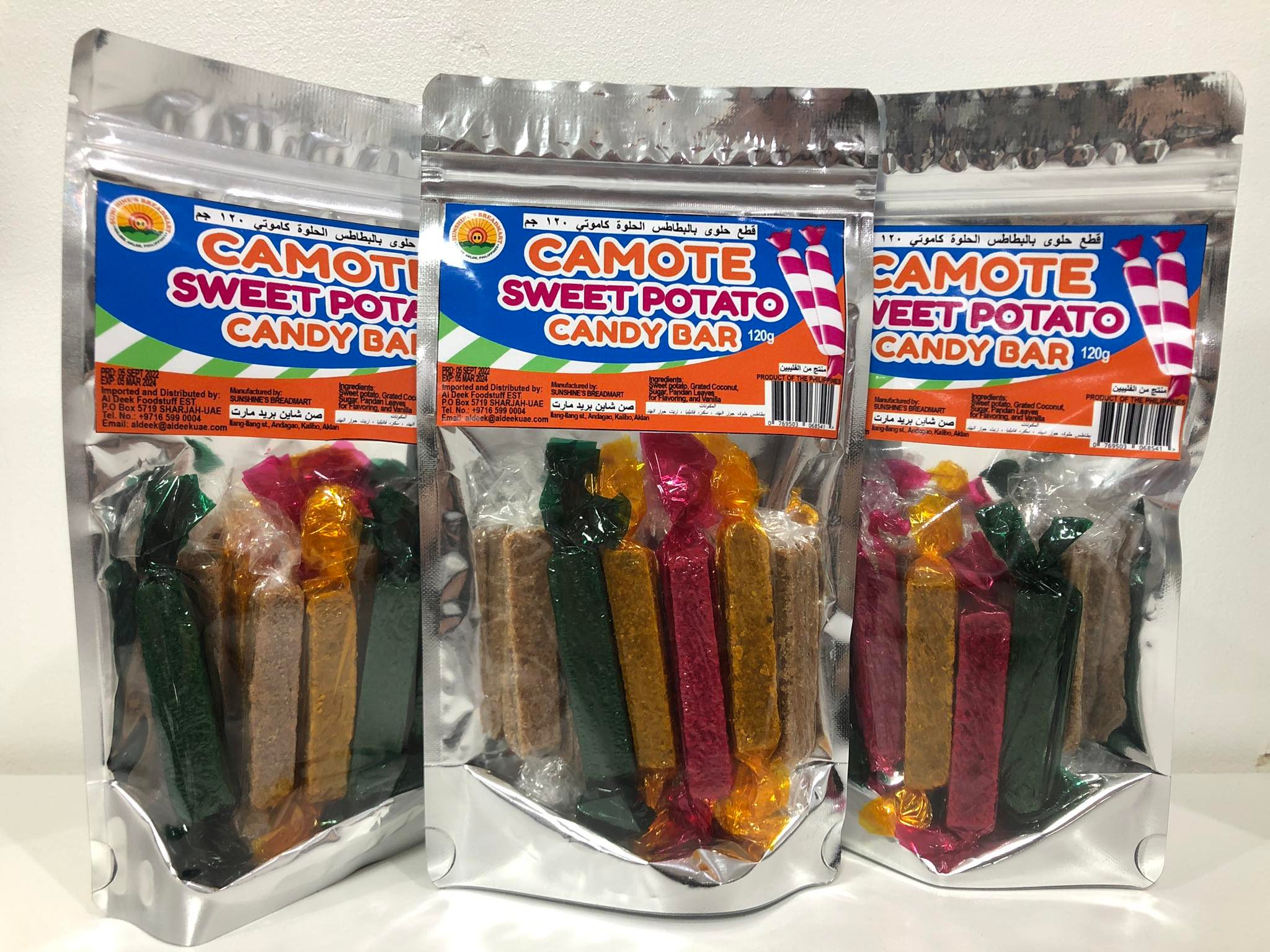 CAMOTE SWEET POTATO CANDY BAR 120g Lazada PH