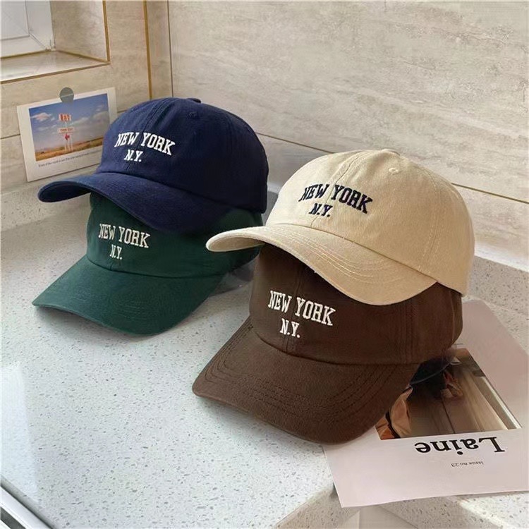 Baseball cap fashion Korean style NY cap New York Yankees cap NY