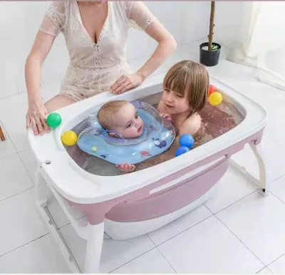 BS-8856B Extra Large Collapsible Bath Tub for Kids